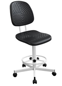 Стул (кресло) лабораторный, сиденье и спинка полиуретан КР10-2/К(1)