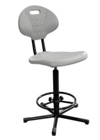 Стул (кресло) промышленный, сиденье и спинка полиуретан КР10-2